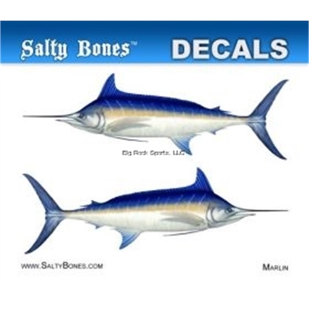 Picture of Salty Bones Decal, Mini-Marlin