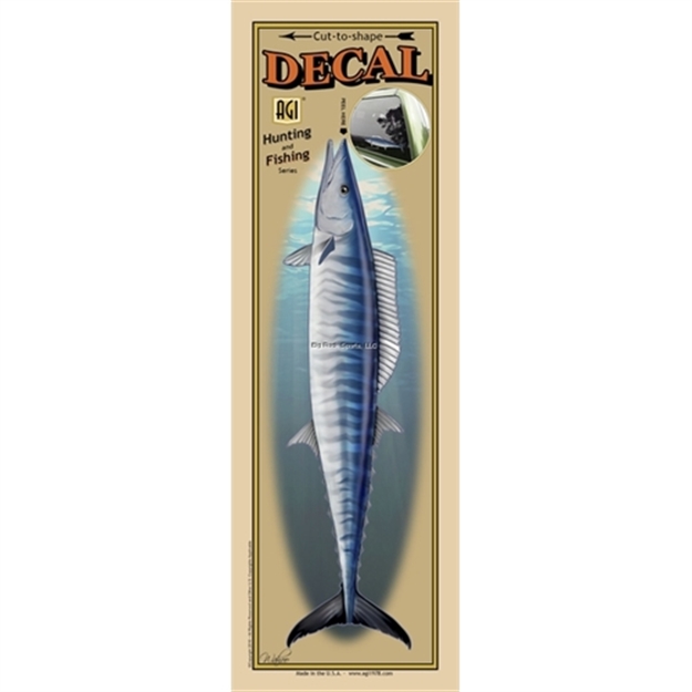 Picture of Salty Bones Decal, Profile-Wahoo