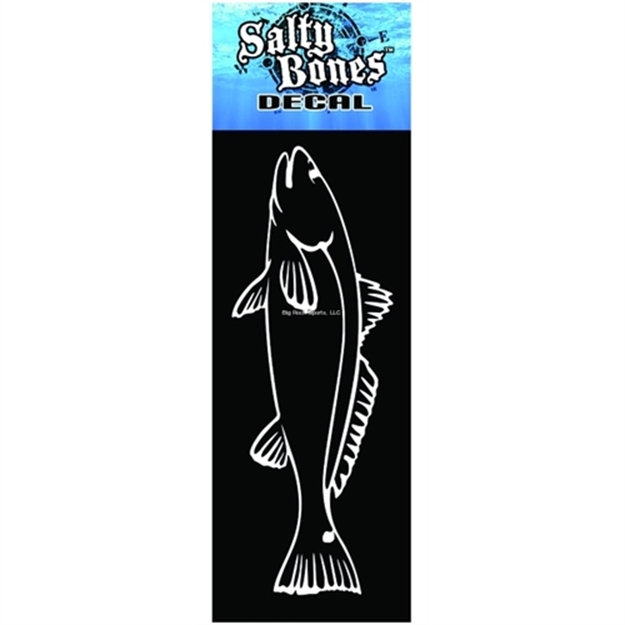 Picture of Salty Bones Decal, Redfish-White Transfer