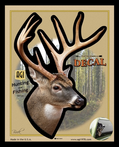 Picture of Salty Bones Decal, Side Buck