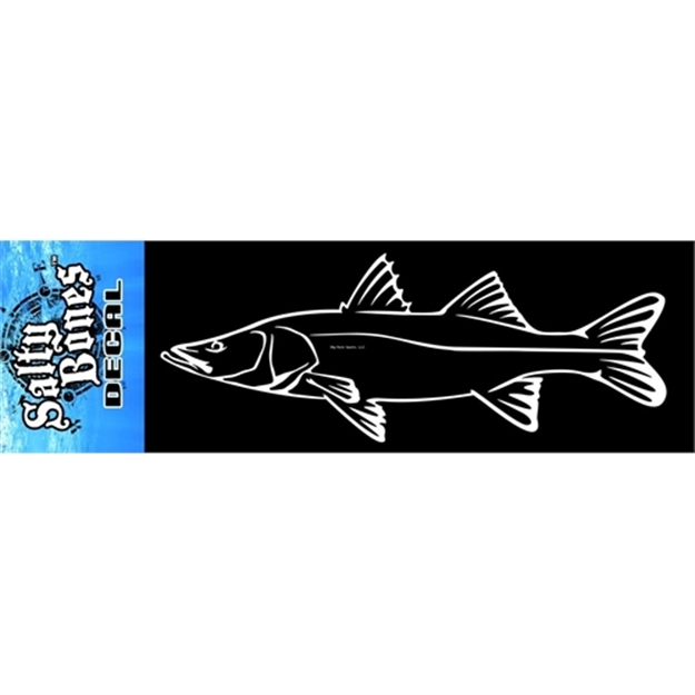 Picture of Salty Bones Decal, Snook-White Transfer