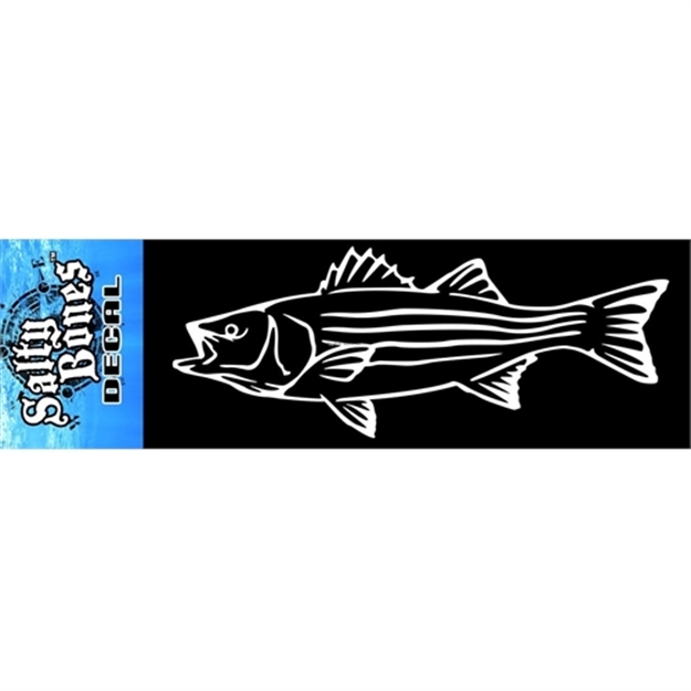 Picture of Salty Bones Decal, Striper-White Transfer