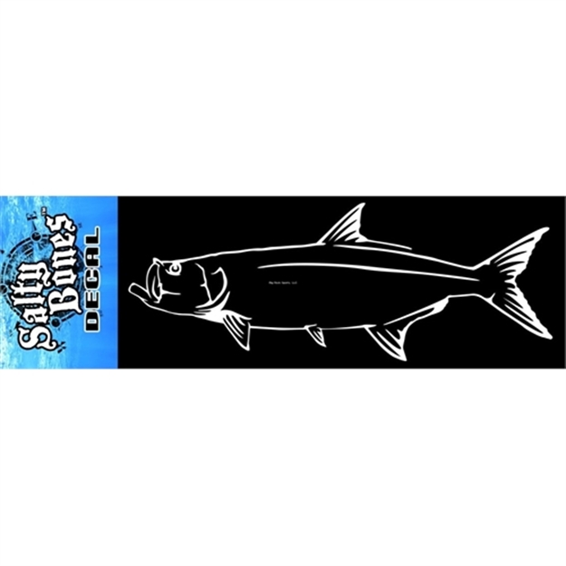 Picture of Salty Bones Decal, Tarpon-White Transfer