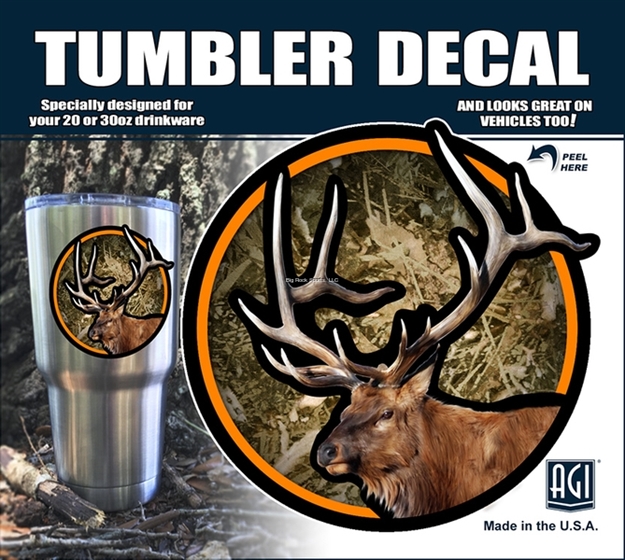 Picture of Salty Bones Elk Tumbler Decal