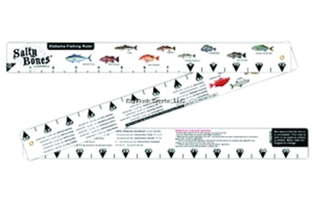 Picture of Salty Bones Folding Fish Ruler W/Alabama Regulations