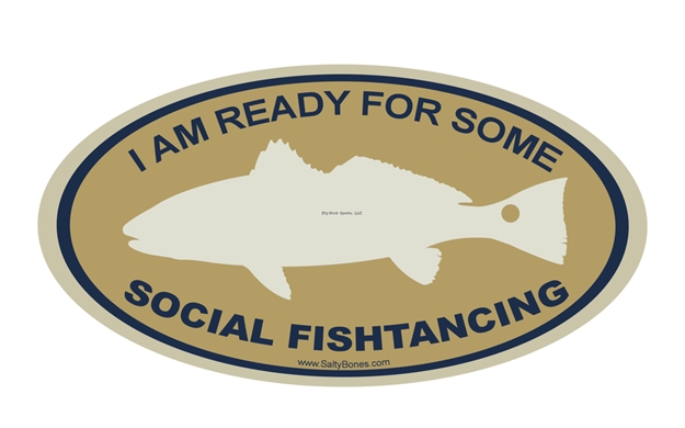 Picture of Salty Bones I AM Ready For Some Social Fishtancing  Tan