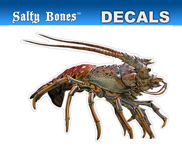 Picture of Salty Bones Profile Mini Decal-Lobster/Left