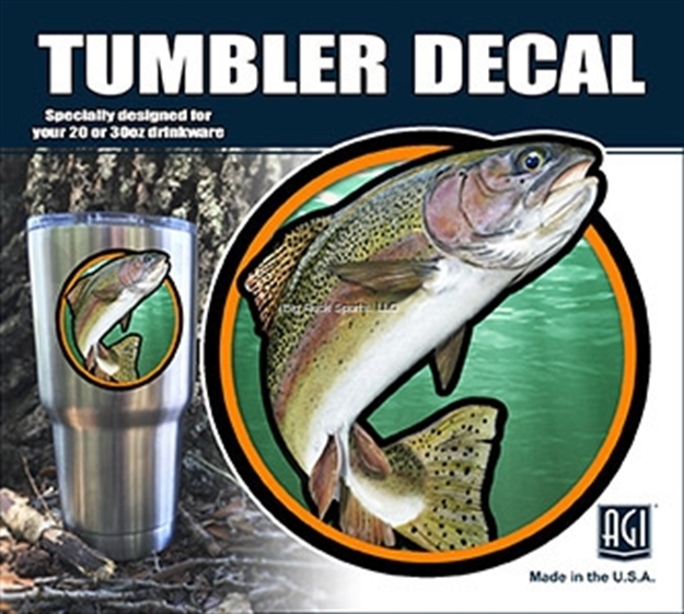 Picture of Salty Bones Rainbow Trout Tumbler Decal