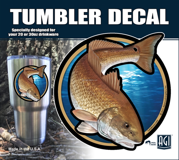 Picture of Salty Bones Redfish Tumbler Decal