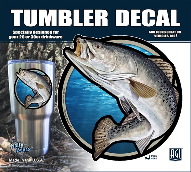 Picture of Salty Bones Sea Trout Tumbler Decal