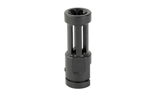 Picture of Samson 040606203 Flash Hider  Black Oxide Stainless Steel With 2.50" Oal & .860" Diameter For Ruger 10/22 04-06062-03