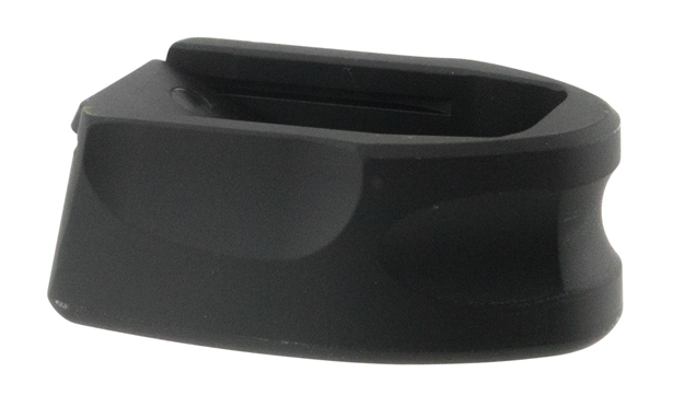 Picture of  Samson 040603201 Magazine Extension  Made OF 6061-T6 Aluminum With Hardcoat Anodized Black Finish For 9Mm Luger S&W M&P Shield, M&P Shield M2.0 7 & 8 Round Mags (Adds 1Rd)
