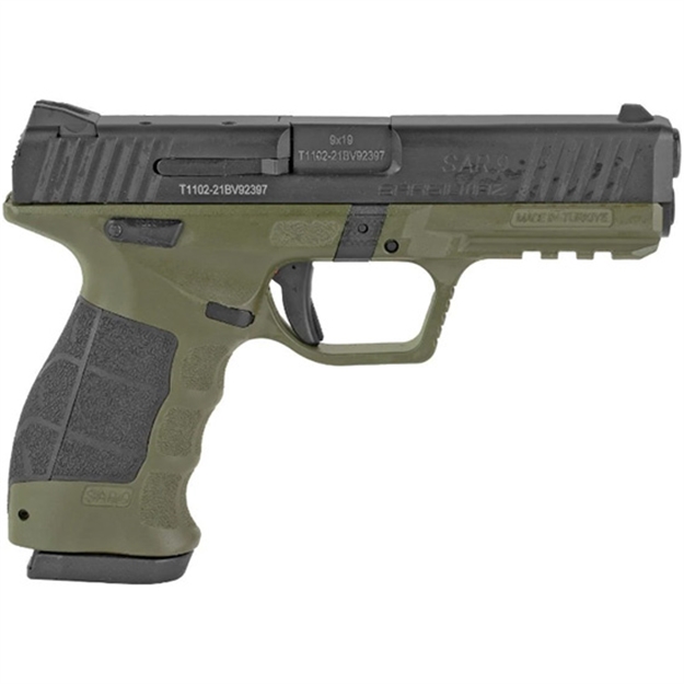 Picture of Sar Sar9 9Mm Odg Frame Blk Slide 17Rd SAR9ODBL