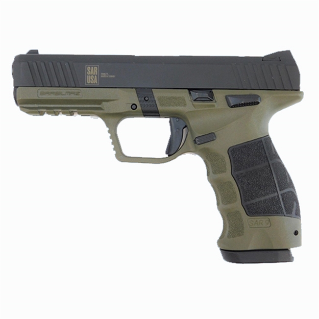 Picture of Sar Sar9 Mete Odg 9Mm 17Rd CK Blk Slide SAR9METEODBL