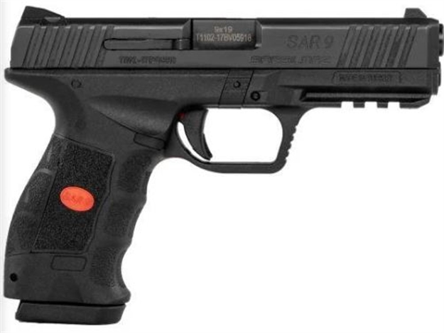 Picture of Sar Usa Sar9x Pistol 9Mm 4.4" Bbl 17Rd Mag Black SAR9XBLBL