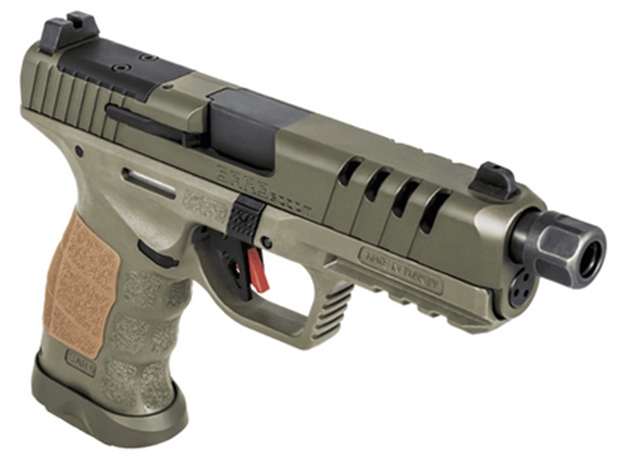 Picture of Sar Usa Usa Sar9 Socom 9Mm 5.2" Bbl 17/21 RD Mag SF Green 9SOCOMOD 810075872996