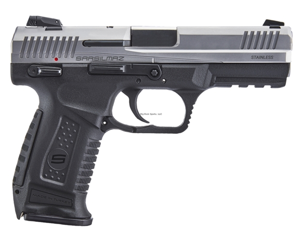 Picture of Sar Usa St45 Semi-Auto Pistol, 45 Acp, 4.5" Bbl, Stainless, Slotted, Ported, Adjustable Backstrap, 12+1 Rnd