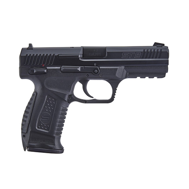Picture of Sar Usa St9 Semi-Auto Pistol, 9Mm, 4.5 Bbl, Black, 17+1 Rnd. Extra Mag Da/Sa, Ajust Sights, Adjust Back Strap ST9BL