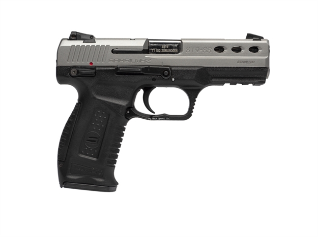 Picture of Sar Usa St9 Semi-Auto Pistol, 9Mm, 4.5" Bbl, Stainless, Slotted, Ported, Adjustable Backstrap, 17+1 Rnd