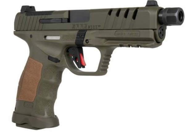 Picture of Sar Usa Usa Sar9 Socom 9Mm 5.2" Bbl 17/21 RD Mag SF Green 9SOCOMOD