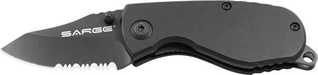 Picture of Sarge Knives Blk Tact Fld 3 1/4" Compact