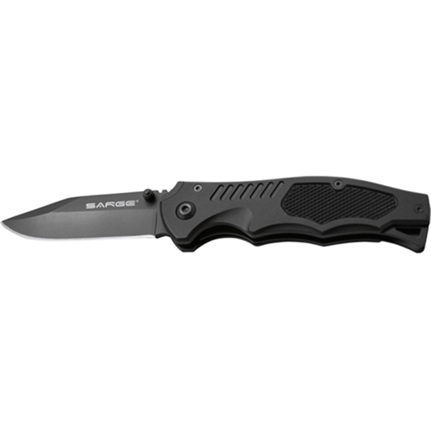 Picture of Sarge Knives Blk Tact Fld 41/2" Drop PT
