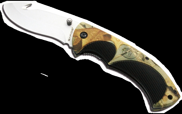 Picture of Sarge Knives Fld Gut Hook Camo 3 1/2"W/Sth