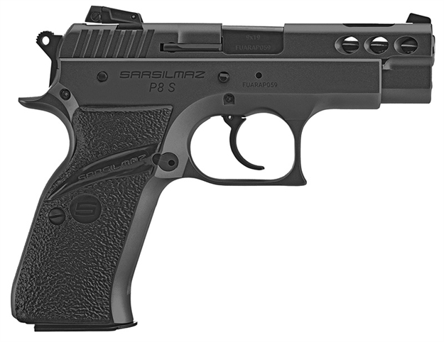 Picture of Sarsilmaz (Sarusa) Sar P8s 9Mm 3.8" Black 17Rd P8SBL