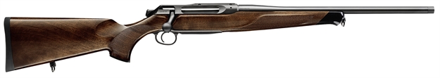 Picture of  Sauer 80117099 505 Lux Full Size 300 Win Mag 2+1 24" Matte Blued Threaded Barrel, Matte Blued Saddle Mount Steel Receiver, Grade 5 Wood Fixed Stock