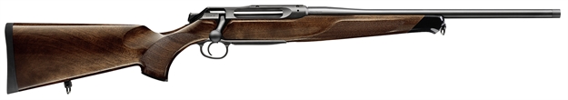 Picture of  Sauer 80117100 505 Lux Full Size 270 Wsm 3+1 24" Matte Blued Threaded Barrel, Matte Blued Saddle Mount Steel Receiver, Grade 2 Wood Fixed Stock