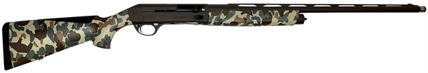 Picture of  Sauer Sasa1226cbfbos Sl-5 Waterfowl 12 Gauge 3.5" 3+1 26", Brown Cerakote Barrel/Rec, Fred Bear Old School Camo Furniture, Lpa Front Sight, 5 Ext. Chokes Included