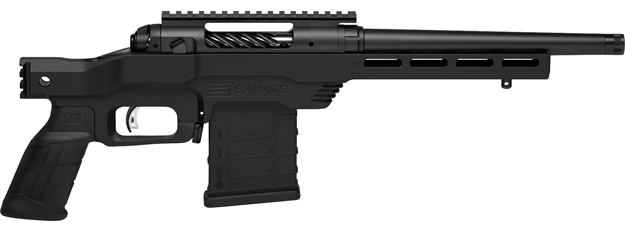 Picture of  Savage Arms 57800 110 Pcs 300 Blackout 10+1 10.50" Matte Black Carbon Steel/ Black Rubber Grips Left Hand 011356578006