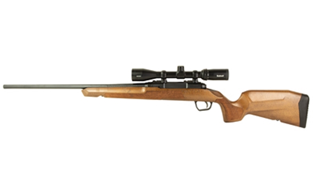 Picture of  Savage Arms 32266 Axis 2 XP Combo 270 Win 4+1 22" Matte Black Sporter Barrel & Drilled & Tapped Carbon Steel Receiver, Ergonomic Hardwood Stock, Right Hand, Boresighted 3-9X40mm Scope 011356322661