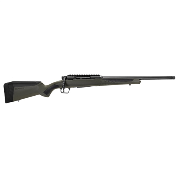 Picture of  Savage Arms 57654 Impulse Hog Hunter 6.5 Creedmoor 4+1 Matte Black 20" Threaded Barrel/Rec, Matte OD Green Fixed Accustock With Accufit, Includes Detachable Box Mag 011356576545