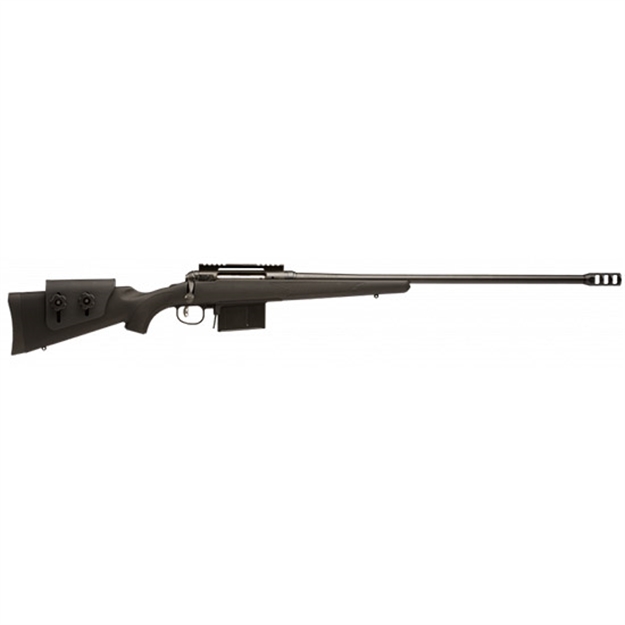 Picture of Savage 11/111 Long Range Hunter Bolt Action Rifle 300 Wsm, Rh, 26 In, Matte Blk, Syn Stk, 2+1 Rnd, Accu-Trgr