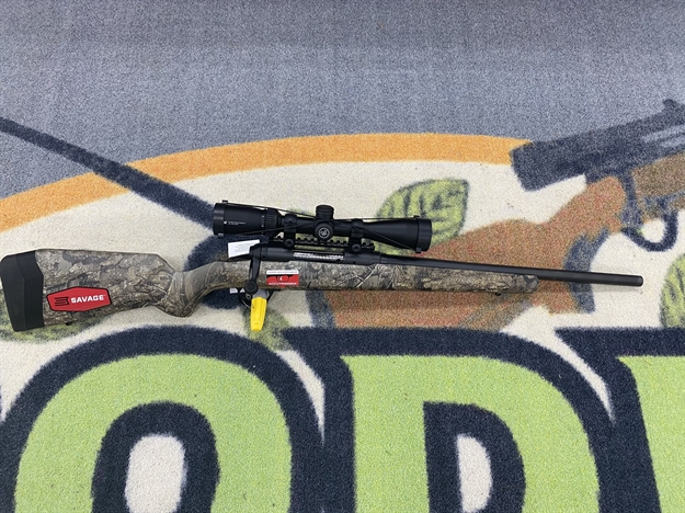 Picture of Savage 110 Apex Hunter XP 350 Legend  Camo Vortex Crossfire 3-9X40mm