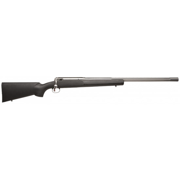 Picture of  Savage Arms 18147 12 Lrpv Full Size 22-250 Rem 1Rd 26" Matte Heavy Fluted Barrel, Matte Stainless Steel Receiver W/Picatinny Rail, Matte Black HS Precision W/V-Block Synthetic Stock, Right Hand 011356181473