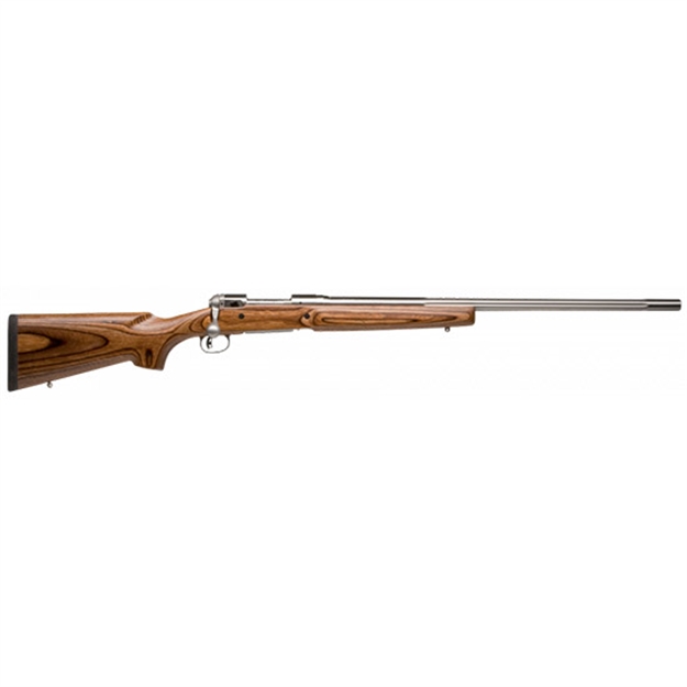 Picture of Savage 12 Varmint Low Profile Bolt Action Rifle 300 Wsm, Rh, 26 In, Matte, Wood Stk, 4+1 Rnd, Accu-Trgr