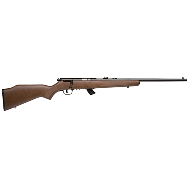 Picture of  Savage Arms 20700 Mark II G Full Size 22 LR 10+1 21" Matte Black Sporter Barrel, Matte Black Drilled & Tapped Carbon Steel Receiver, Satin Brown Fixed Wood Stock, Right Hand 062654207006