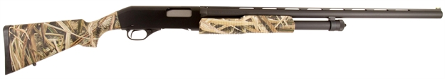 Picture of  Stevens 22563 320 Field Compact 12 Gauge Pump 3" 5+1 26" Matte Black Vent Rib Barrel, Matte Black Aluminum Drilled & Tapped Receiver, Fixed Mossy Oak Shadow Grass Blades Synthetic Stock, Ambidextrous