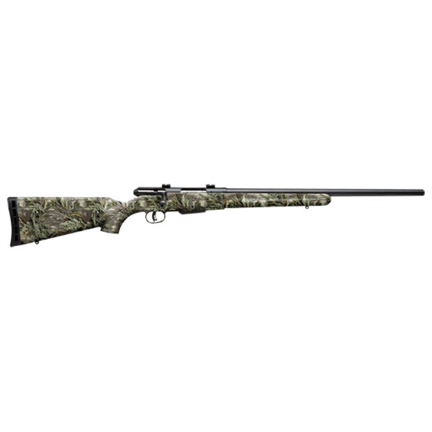 Picture of  Savage Arms 19979 25 Walking Varminter 22 Hornet Caliber With 4+1 Capacity, 22" Barrel, Matte Black Metal Finish & Realtree Max-1 Synthetic Stock Right Hand (Full Size) 011356199799