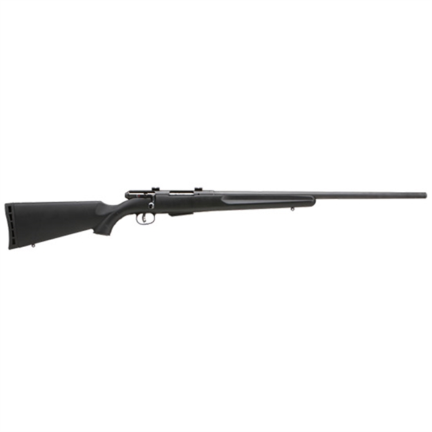 Picture of  Savage Arms 19156 25 Walking Varminter Full Size 204 Ruger 4+1 22" Matte Black Heavy Barrel, Matte Black Carbon Steel Receiver Drilled & Tapped, Matte Black Fixed Varmint Synthetic Stock, Right Hand 011356191564