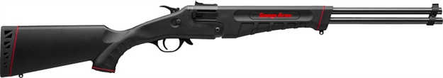 Picture of  Savage Arms 22434 42 Takedown Compact 22 Lr/410 Gauge 1Rd 20" Satin Black Sporter Barrel, Satin Black Carbon Steel Receiver, Matte Black Fixed Synthetic Stock, Ambidextrous 062654224348