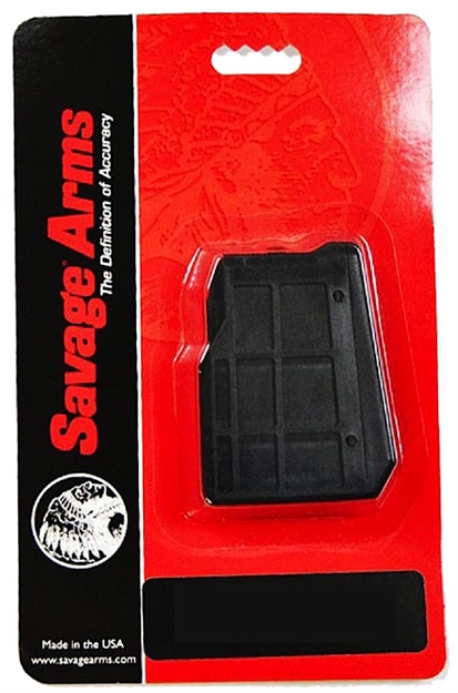 Picture of Savage Magazine Model 25 17 Hornet 4Rd Synthetic Matte 55250 011356552501