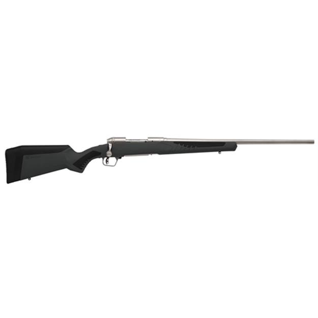 Picture of  Savage Arms 57146 110 Storm 280 Ackley Improved Caliber With 4+1 Capacity, 22" Barrel, Matte Stainless Metal Finish & Gray Fixed Accustock With Accufit Stock Right Hand (Full Size) 011356571465