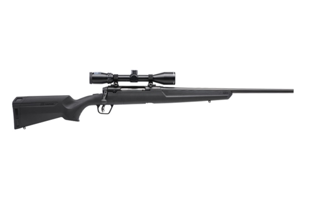 Picture of Savage Bolt Action Rifle, Axis II Xp, Compact, 6.5 Creed., 20" Bbl., Black Synthetic Stock, 3-9X40 Scope, 4+1 Rnd 57477 011356574770