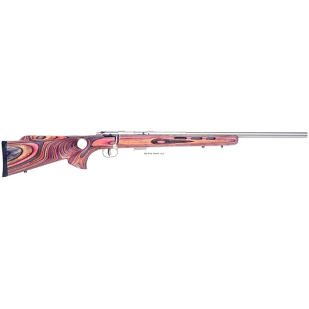Picture of Savage 93 Btvs-Rj Bolt Action Rifle 22 Wmr, Rh, 21 In, Stainless Steel, 5+1 Rnd, Accu-Trigger