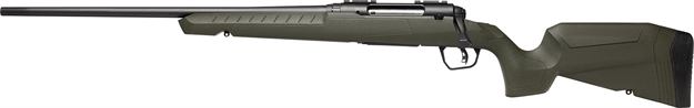 Picture of  Savage Arms 32076 Axis 2  308 Win 4+1 22" Matte Black Sporter Barrel, Matte Black Drilled & Tapped Steel Receiver, Fixed Green Synthetic Stock, Left Hand 011356320766