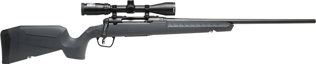 Picture of  Savage Arms 32177 Axis 2 XP Combo Full Size 350 Legend 4+1 18" Black Sporter Barrel, Black Carbon Steel Receiver Drilled & Tapped, Gray Fixed Synthetic Stock, Weaver 3-9X40mm Scope, Right Hand