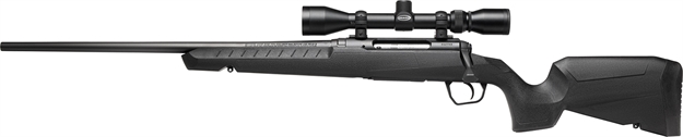 Picture of  Savage Arms 32036 Axis XP Combo Compact 400 Legend 4+1 20" Matte Black Heavy Sporter Barrel, Drilled & Tapped Carbon Steel Receiver, Fixed Matte Black Synthetic Stock, 3-9X40mm Duplex Left Hand
